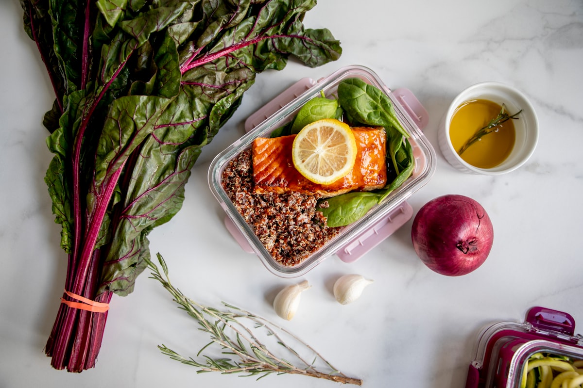 Fermented foods on a table